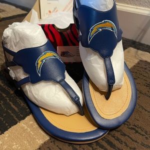 NFL LA Chargers Gladiator Style Sandal BRAND NEW